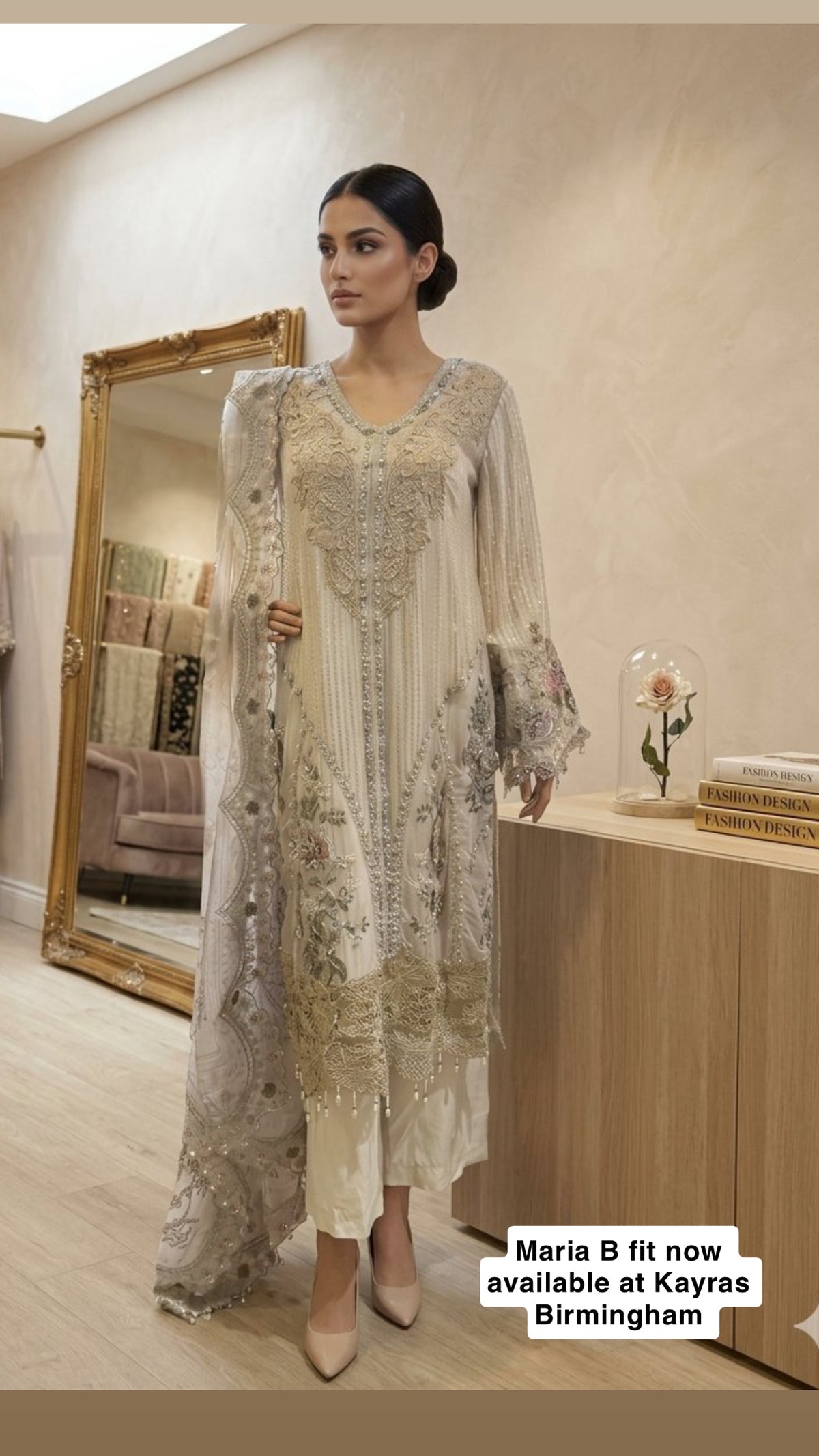 Maria B luxury chiffon suit