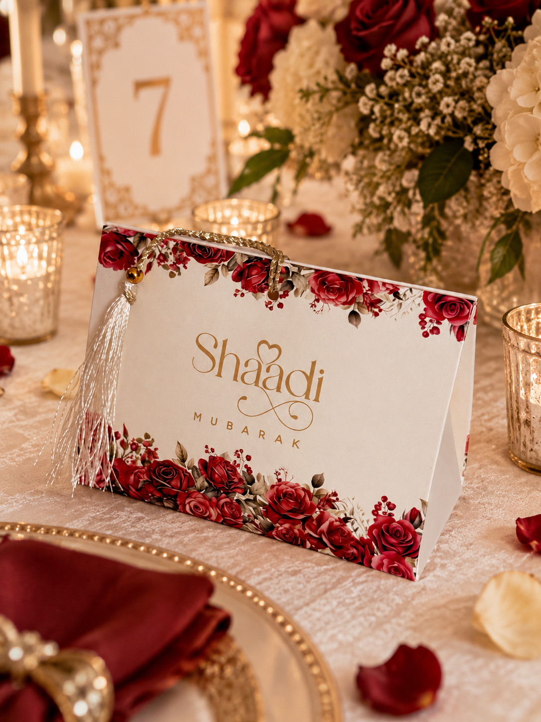 Luxury Floral Wedding Favour Boxes