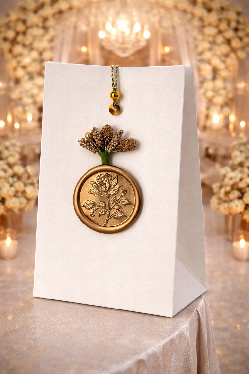 Royale Wax Seal Favour Box - Shaadi Mubarak